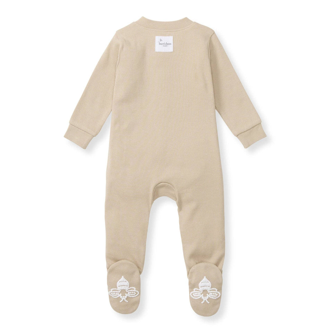 Burt's Bees Baby - Solid Rib Organic Cotton Sleep & Play - Hummus