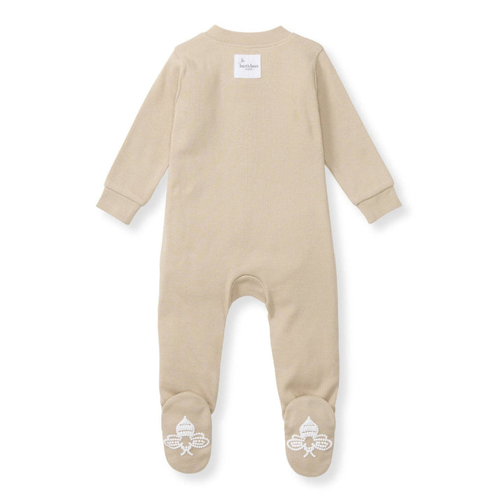 Burt's Bees Baby - Solid Rib Organic Cotton Sleep & Play - Hummus
