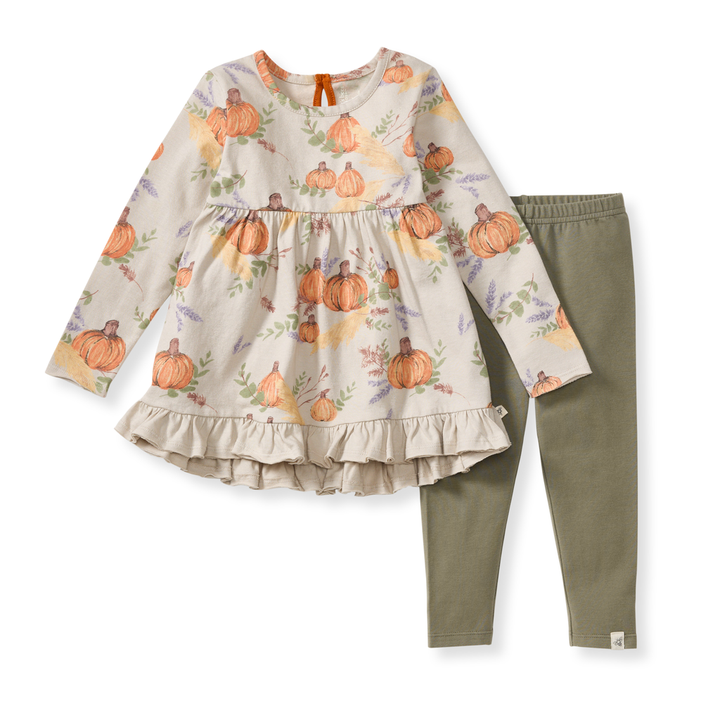 Burt's Bees Baby - Autumn Feels Infant Tunic Set