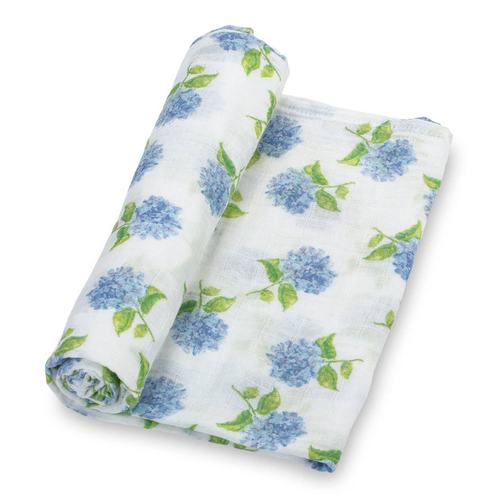 HydrangeaMuslin Swaddle Baby Blanket