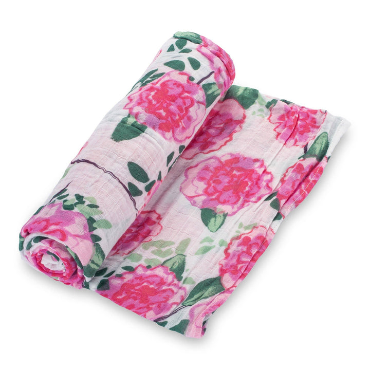 Live Life in Full Bloom Muslin Swaddle Baby Blanket