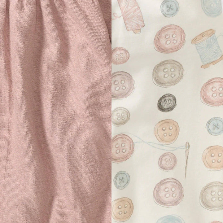 Burt's Bees Baby - Little Button Organic Tunic & Pants Set