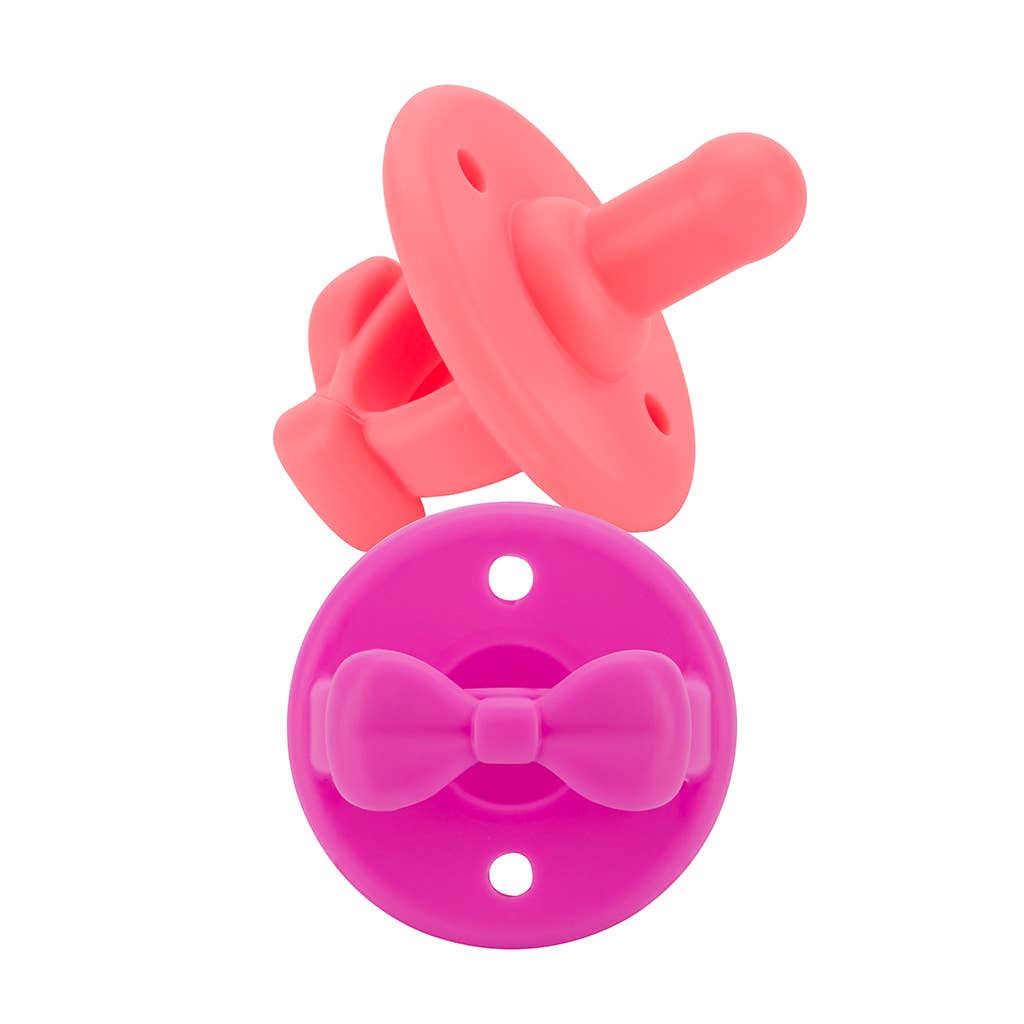 Itzy Ritzy Sweetie Soother™ Pacifier Sets (2-pack): Toast + Buttercream Braids