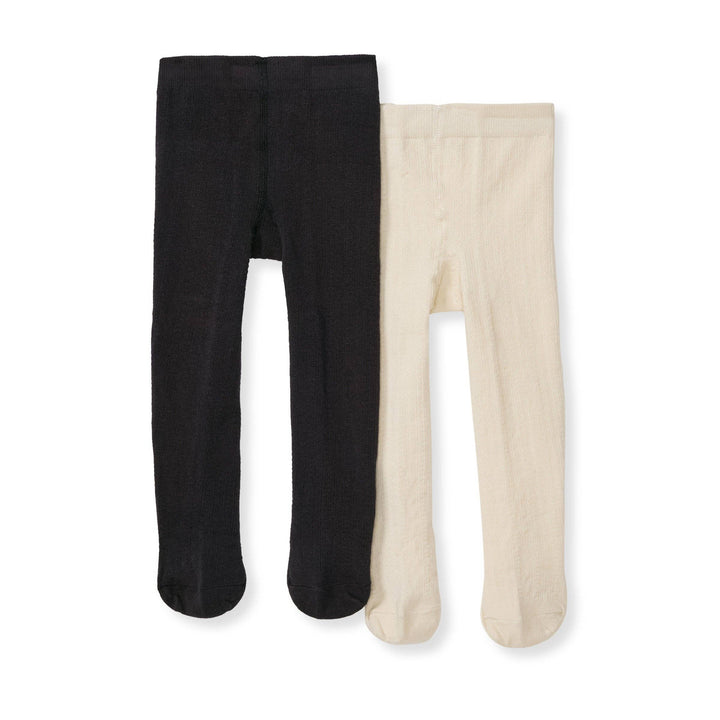 Burt's Bees Baby - Set of 2 Ribbed Tights