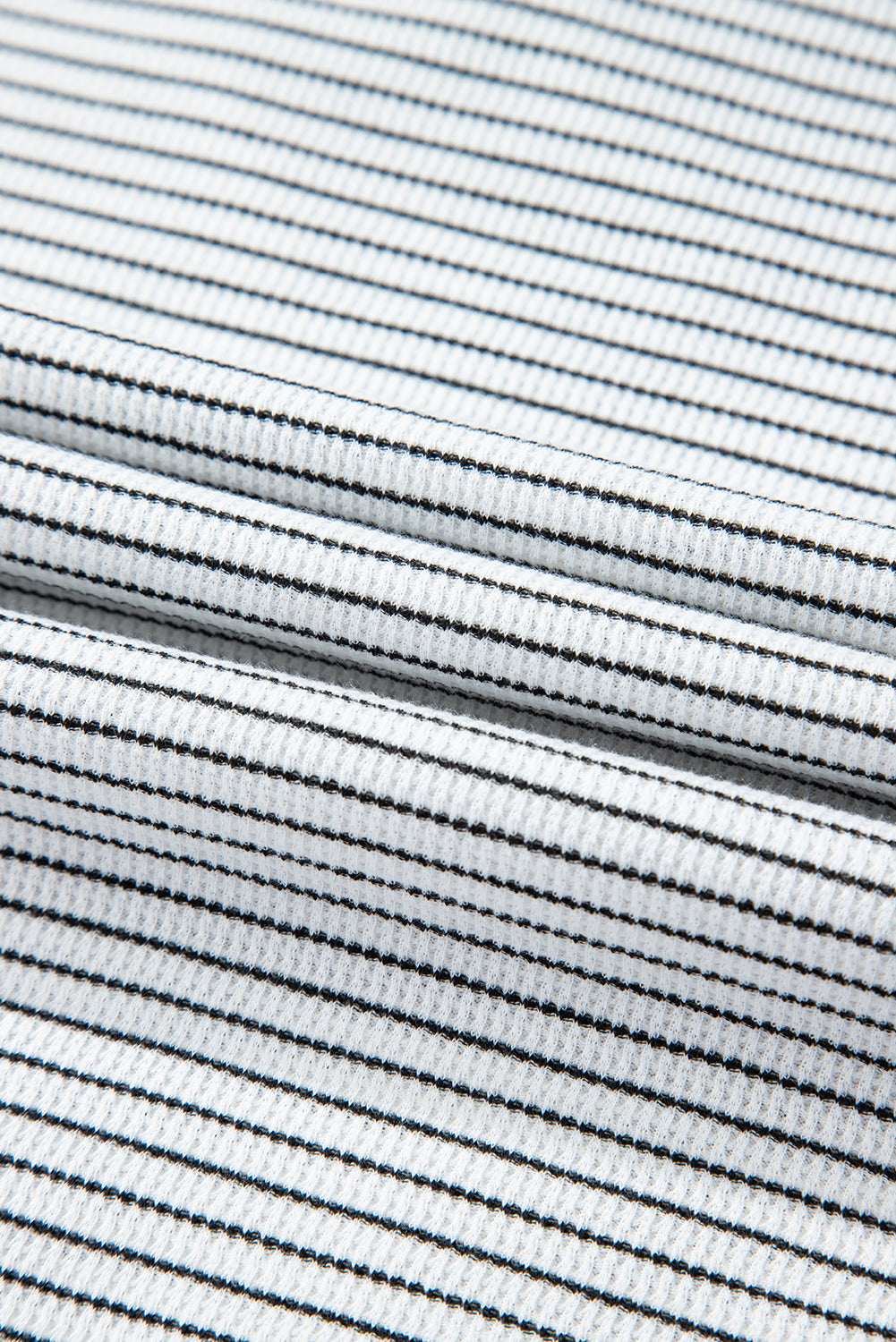 Black Stripe Sleeveless Criss Cross Peek A Boo Back Fitted Mid Length Dress