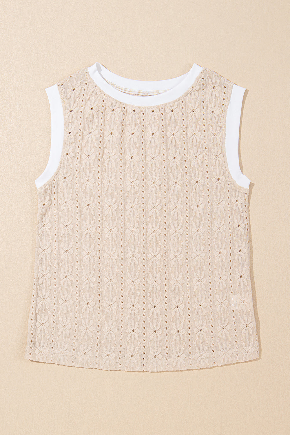 Vanilla Late Floral Sleeveless Blouse