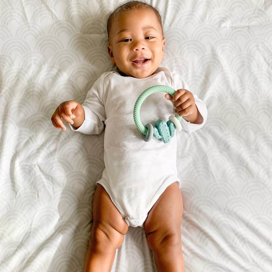 Itzy Ritzy - *NEW OPTION* Ritzy Rattle™ Silicone Teether Rattles: Rainbow