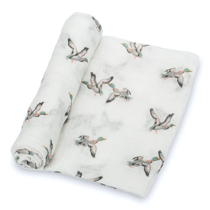 Quackin'up Muslin Swaddle Baby Blanket