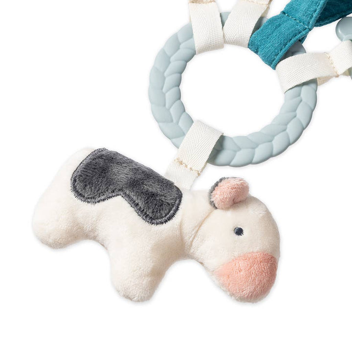 Itzy Ritzy - Bitzy Busy Ring™ Teething Activity Toy: High Contrast