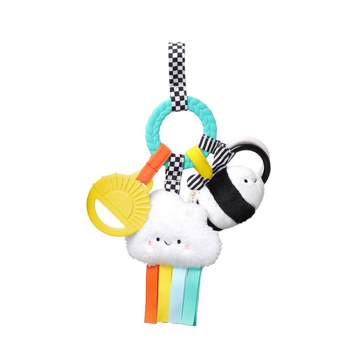 Itzy Ritzy - Bitzy Busy Ring™ Teething Activity Toy: Rainbow