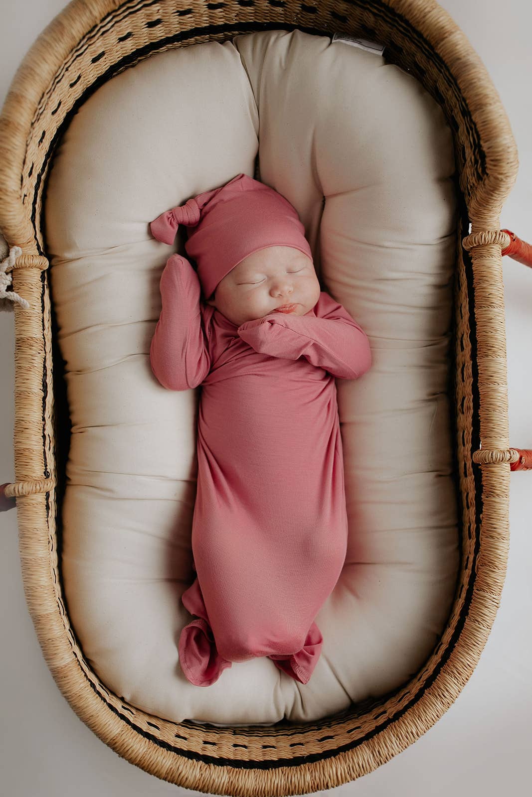 Bamboo Rose Petal PInk Knotted Gown