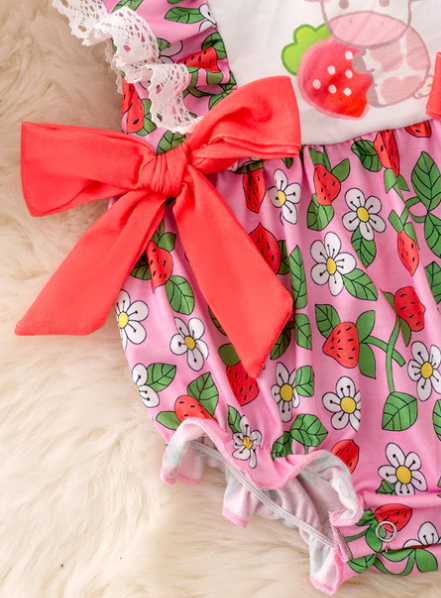 Sweetest Strawberry in The Patch Infant Girl's Romper