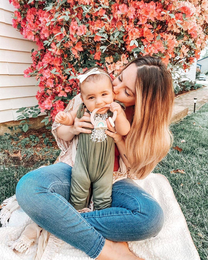 Itzy Ritzy - *NEW OPTION* Ritzy Rattle™ Silicone Teether Rattles: Rainbow