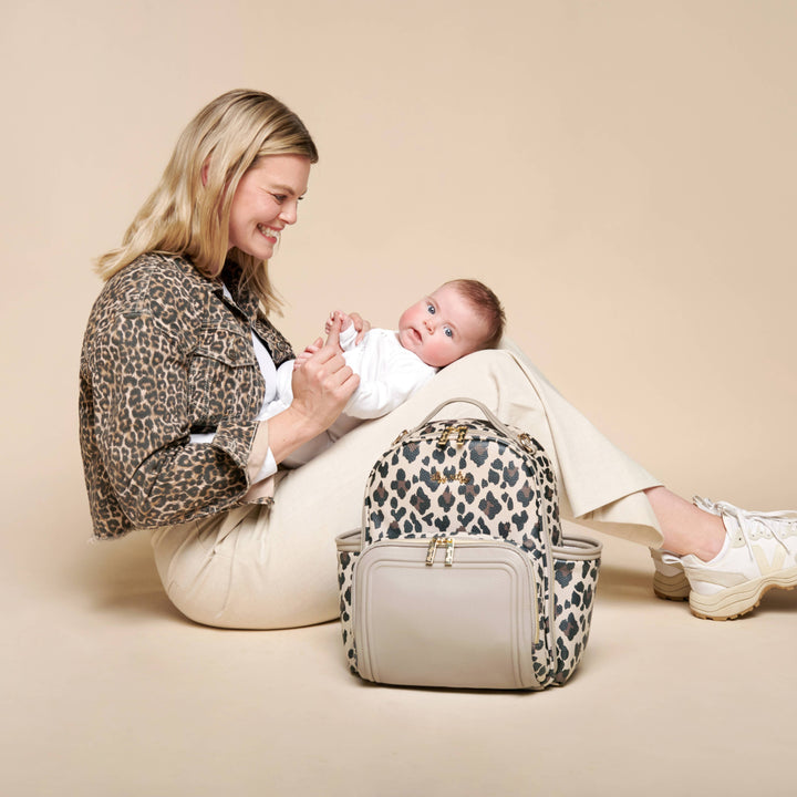 Itzy Ritzy - Leopard Itzy Mini Plus™ Backpack Diaper Bag